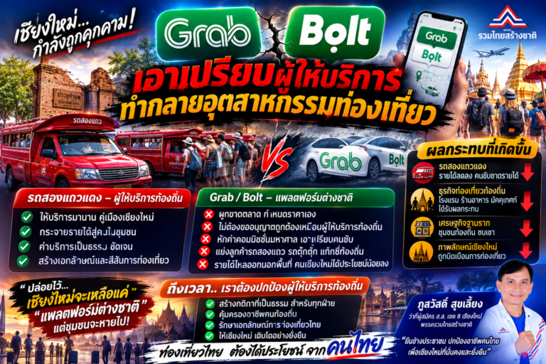 Read more about the article ผลกระทบของแอปเรียกรถต่อรถสองแถว และการท่องเที่ยวท้องถิ่น