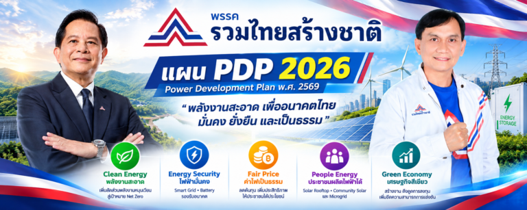 Read more about the article SWOT Analysis : แผน PDP 2026 โดยวิเคราะห์ทั้งมิติพลังงาน เศรษฐกิจ ประชาชน สิ่งแวดล้อม และความมั่นคงทางไฟฟ้า เหมาะสำหรับนำไปใช้ทำ นโยบาย/เอกสารนำเสนอ/วิสัยทัศน์ทางการเมือง